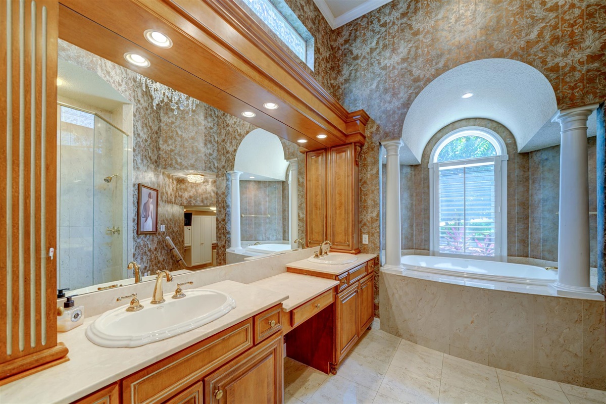 master bathroom at 1066 Roundstone Place