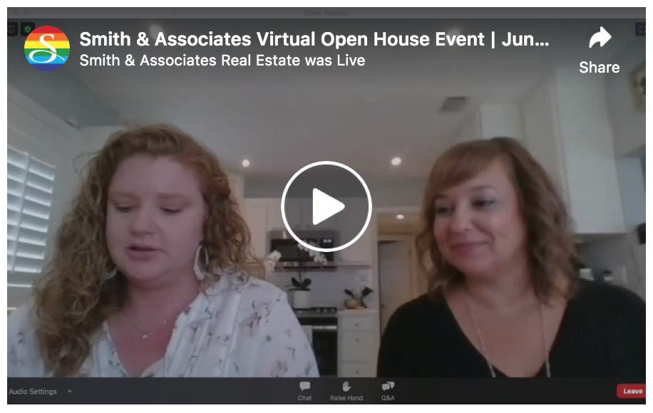Embedded virtual open house video preview